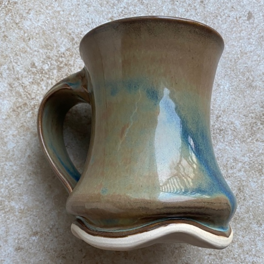 Handcrafted Ceramic Mug - Earthy Tones